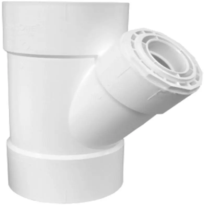 Charlotte Pipe and Foundry PVC006012200 6 x 6 x 3 PVC Reducing Wye