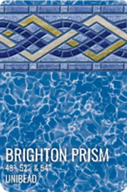 GLI Pool Products 05-0024RD-BPM-UB-48 Brighton Prism Above Ground Unibead Liner