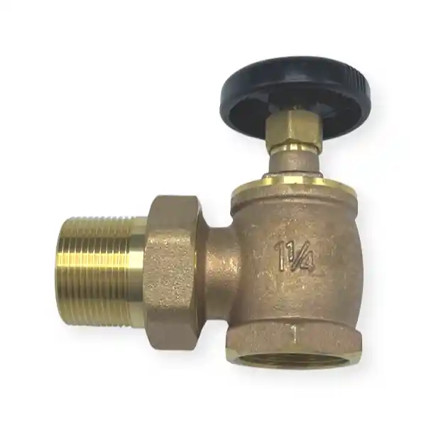 1 1/4'' Brass Radiator Angle Valve