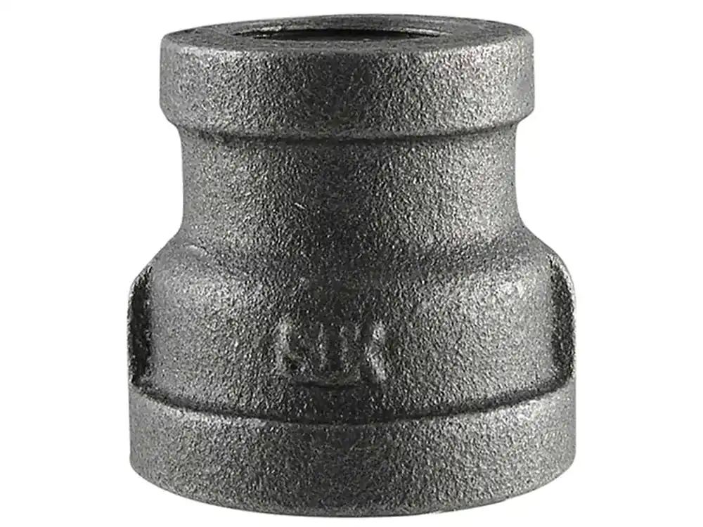 MALLEABLE 521-396 Black Iron Reducing Coupling 2-1/2 x 1-1/4 FIP