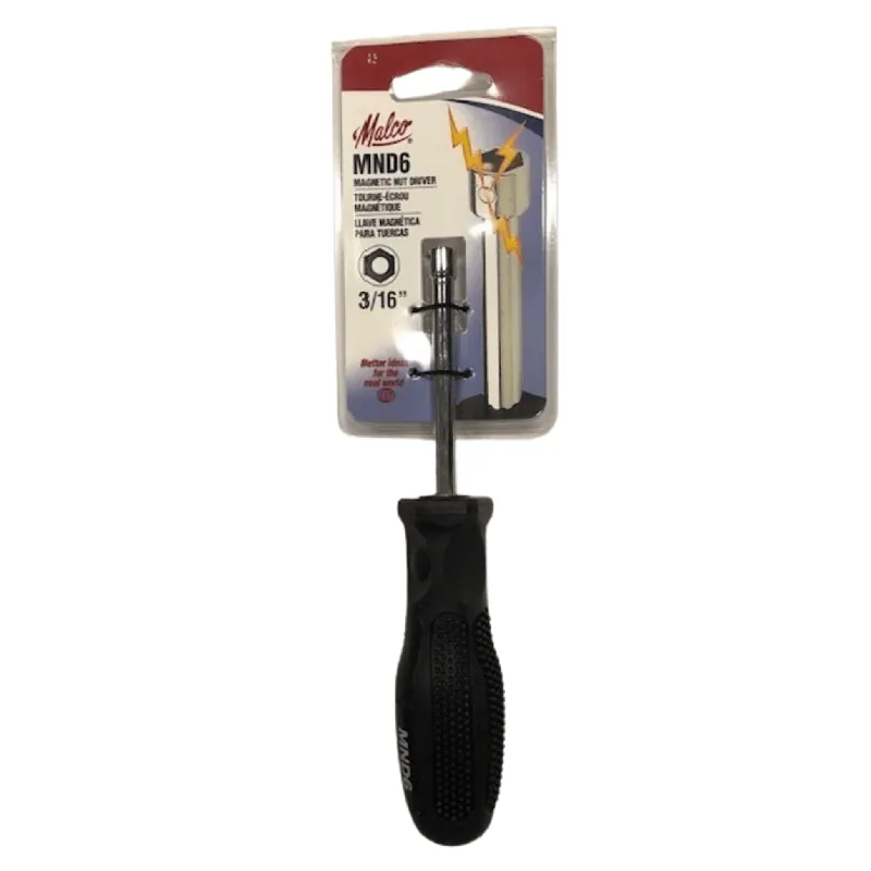 MALCO MND6 Magnetic Nut Driver, 3/16-Inch