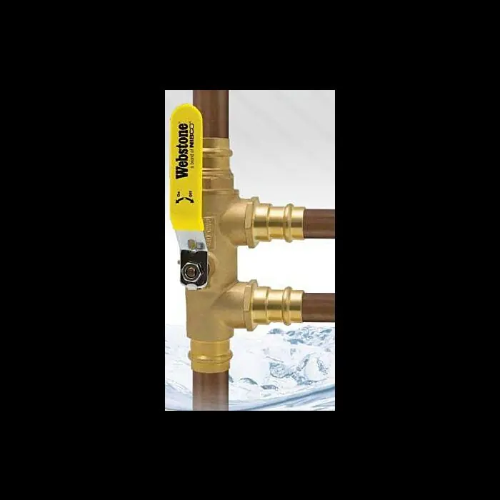 NIBCO H-58654 Purge Tee Ball Valve