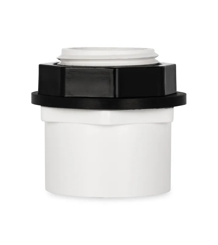 CAMCO 11486 24 ID Corner Plastic Drain Pan with CPVC Fitting