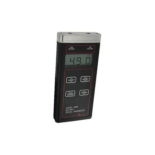 Dwyer 490A-4-HKIT Handheld Hydronic Differential Pressure Manometer Kit