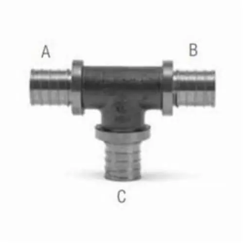 REHAU 260607 Straight Tee 1/2 in Nominal EVERLOC