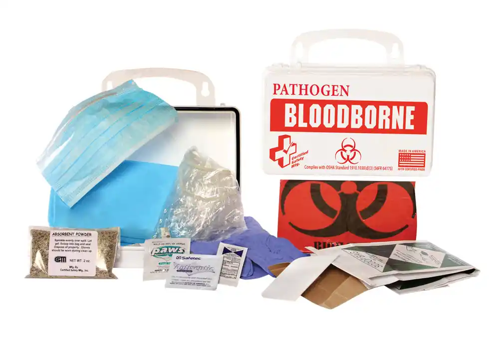 Certified Safety FK200-969 Bloodborne Pathogen Economy Heat Seal Bag