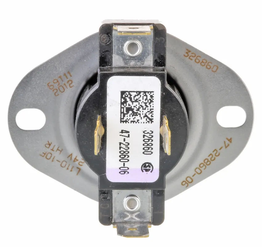 RUUD 47-22860-06 SPST Flanged Airstream Limit Control Switch