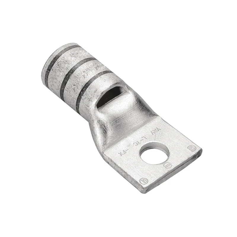 HUBBELL YAV2CL4 Uninsulated Ring Terminal 2 AWG 1/2 in Stud