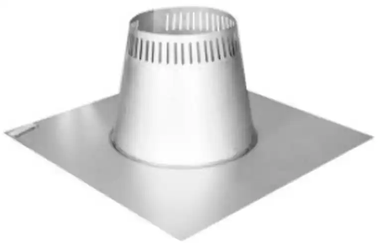 HART & COOLEY 6TLCFF Hart & Cooley All Fuel Vent Tall Cone Roof Flashing with Storm Collar