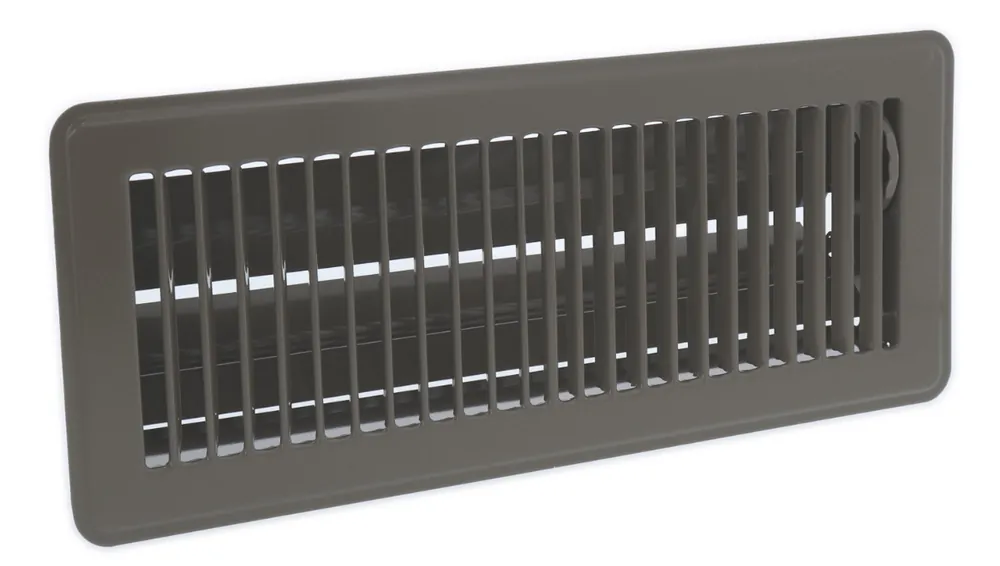 HART & COOLEY 421214GS 2 x 14 Steel Floor Register - Golden Sand