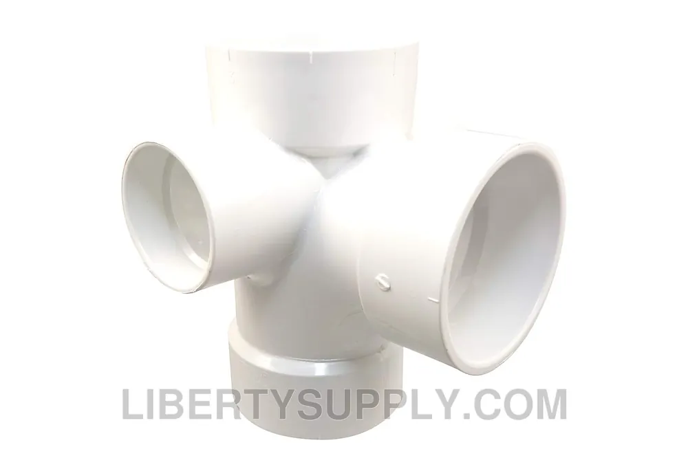 FITTINGS 4870 PVC DWV 90 Degree Sanitary Tee