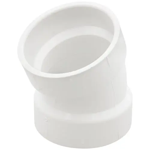 NIBCO P324-020 2 PVC DWV 22.5 Elbow