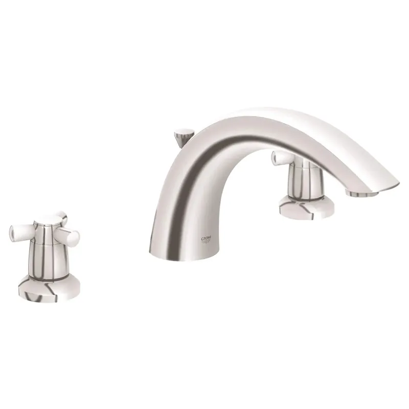 GROHE 18084EN0 Arden Tri-Spoke Handles Pair - Brushed Nickel