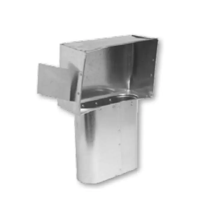 Gray Metal Products 10X6X5-5070 Oval Stackhead with 5 Collar
