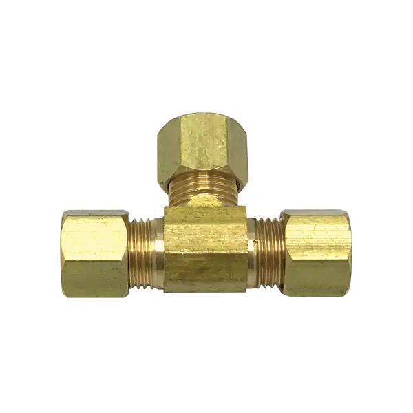 3/8'' x 3/8'' x 1/4'' #64 Compression Tee (Lead-Free)
