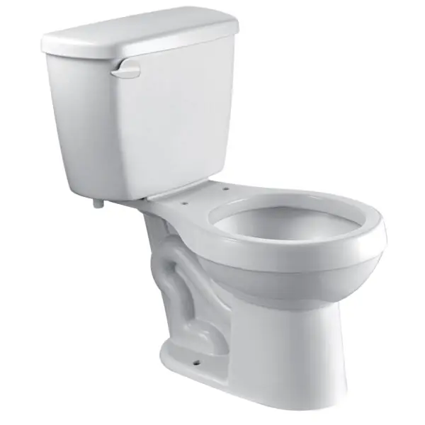 COMPASS 571-6913 Delano HET Round Toilet Bowl - White