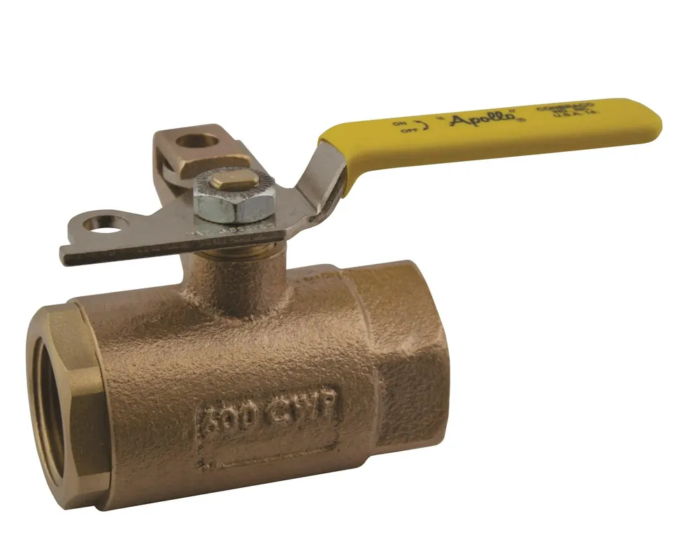PARKER 7510501 Bronze Ball Valve Inline FNPT 1 In