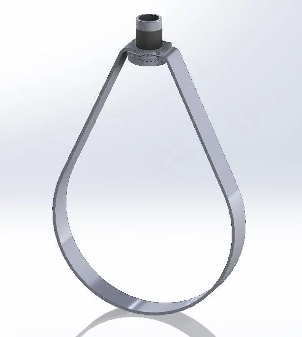 HANGERS 310NF0400 4-Inch Pre-Galvanized Swivel Ring Hanger