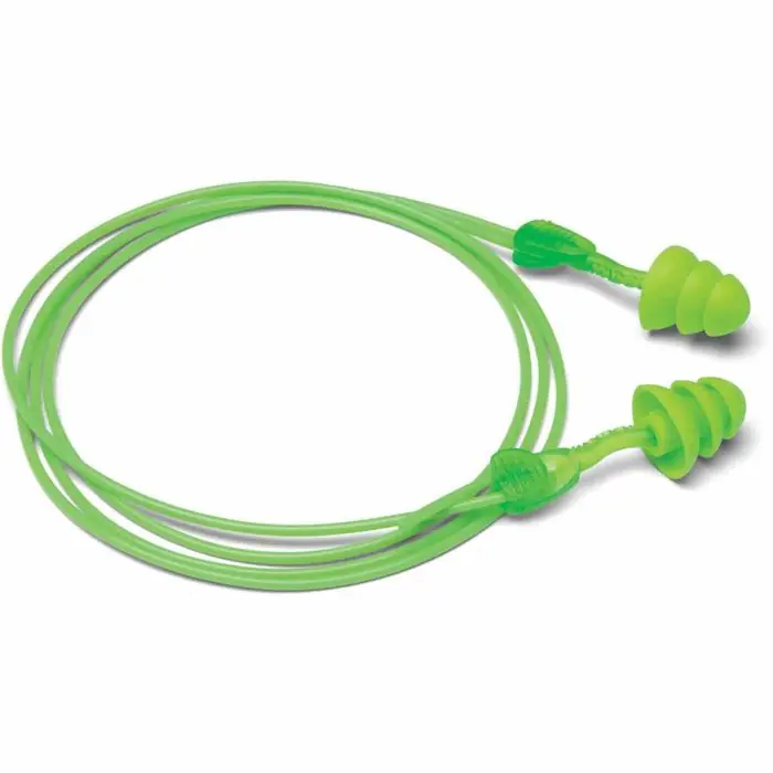 STERLING SEAL & SUPPLY 6445 Glide Trio Corded NRR 27 Earplugs