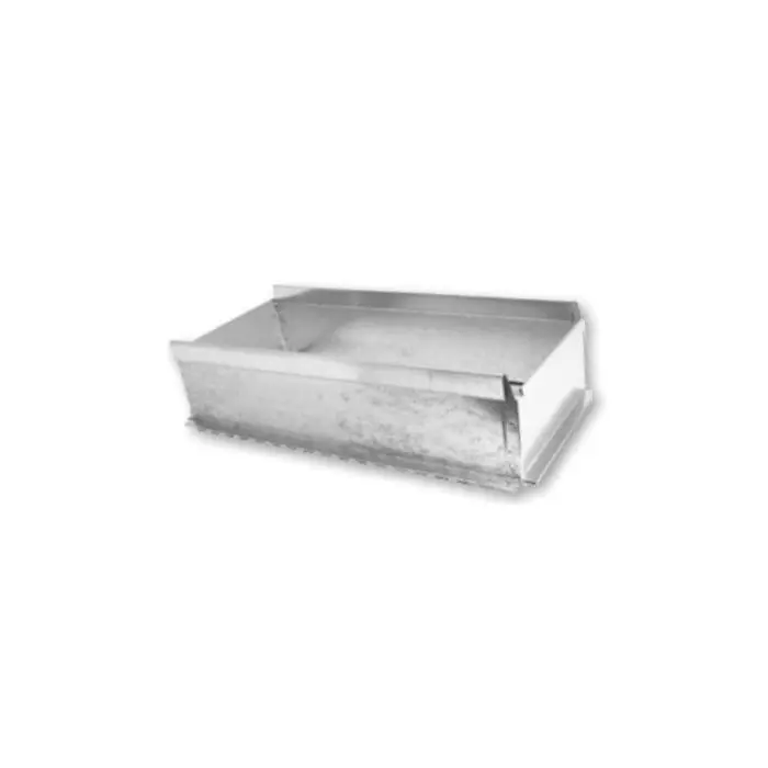 Gray Metal Products 18X10-141SD Slide & Drive Trunk Duct Straight Start Collar