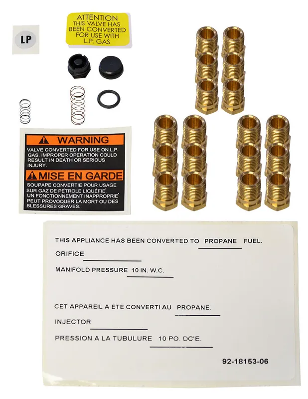 Ruud EP-94D Natural Gas to LP Conversion Kit