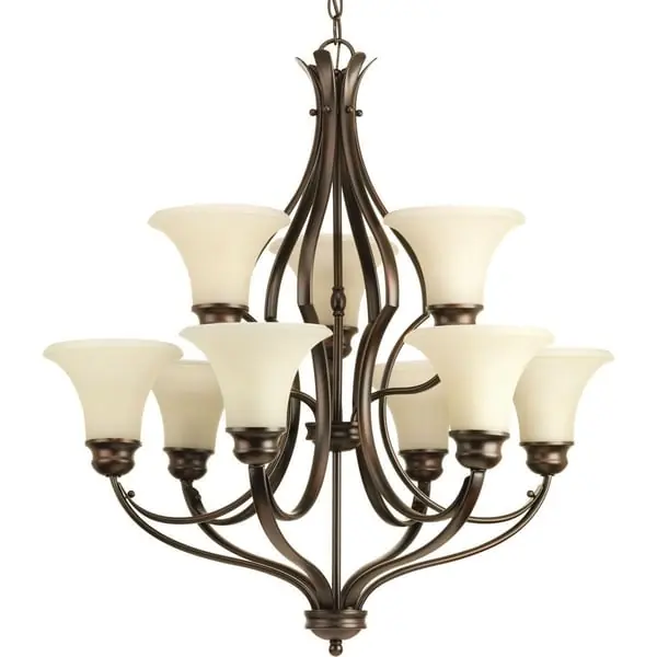 HUBBELL P4037-20 Applause Nine-Light Chandelier