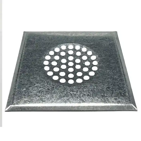 12'' X 12'' Galvanized Steel Cesspool Plate