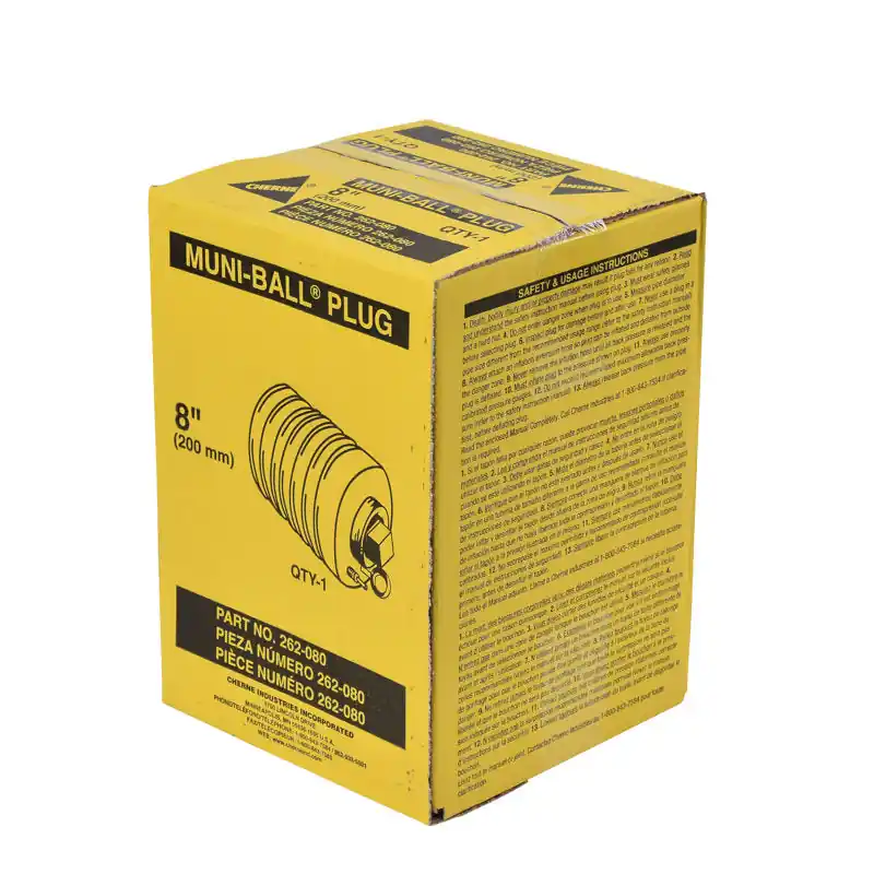 Oatey 262048 Oatey Cherne 4 In. Muni-Ball Plug With 3/4 In. Bypass