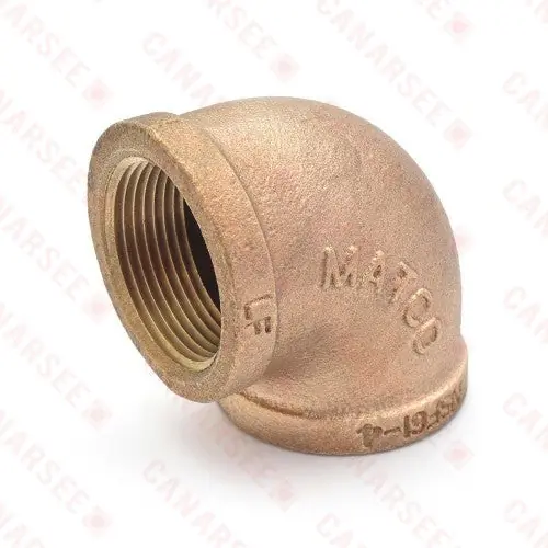 SPEARS XNL101-20 1-1/4 FPT Lead-Free Brass 90 Degree Elbow