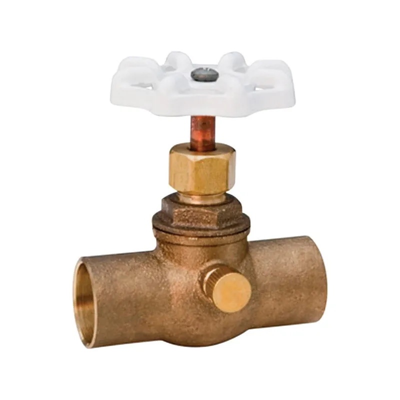NIBCO H-80305W Pro-Pal Add-A-Drain High-Flow Forged DZR Brass Ball Valve