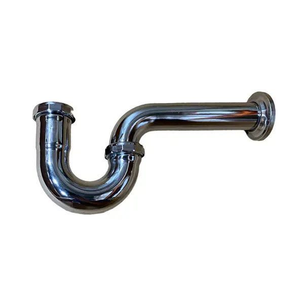 "1-1/2'' Chrome Plated Tubular Brass P-Trap