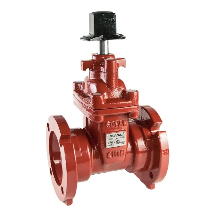 SOVAL 807-030MJ 3 Ductile Iron Mechanical Joint NRS Gate Valve