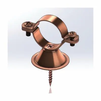 Hangers 129CT0200 Bell Van Hanger 2 in Copper Gard