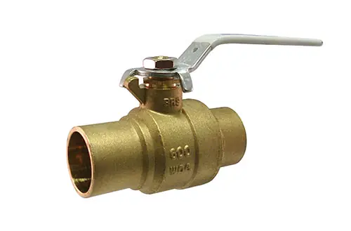 Milwaukee UPBA485B-2 Two-Piece Low Lead Brass Ball Valve