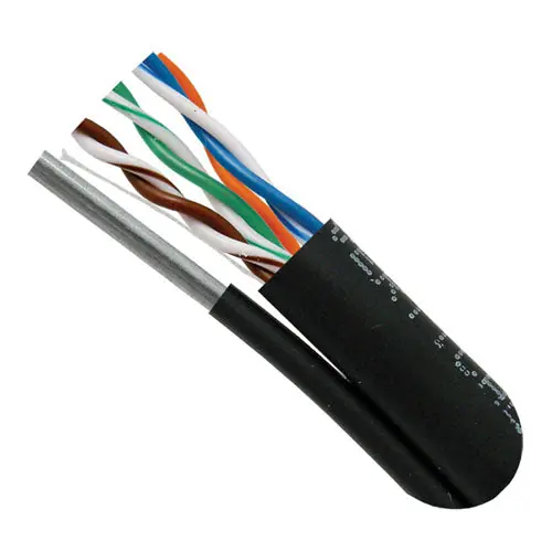 Multi Fittings 059497 Cat5e 24 Awg Solid Bc Outdoor Rated Cable With Messenger