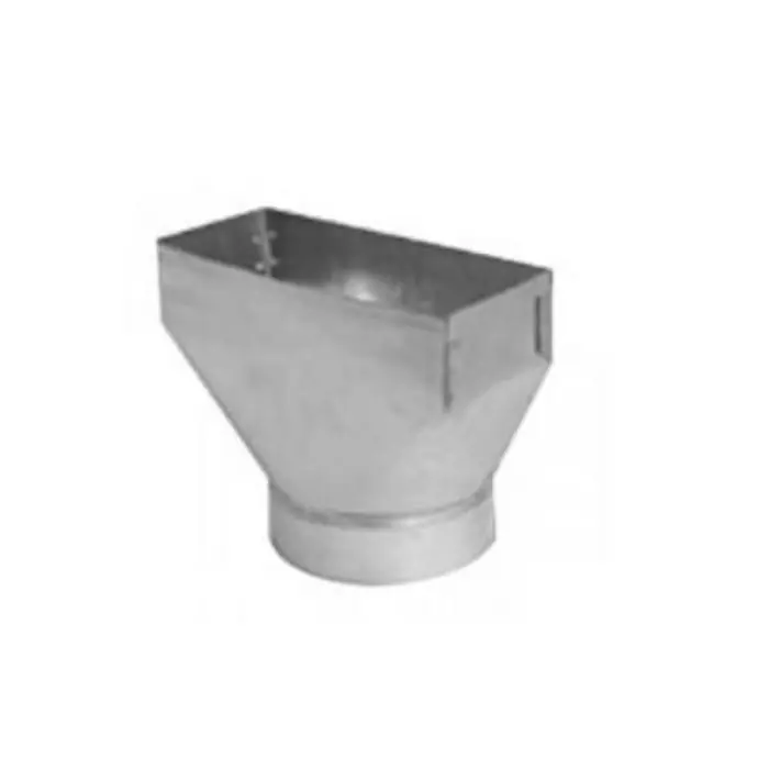 Gray Metal Products 10X4X5-110R Straight Register Boot