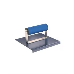 BONTRADETOUGH 22-724 Blue Steel Concrete Edger - 6 x 6 - 1/8 Radius 3/8 Lip