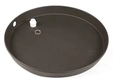 Camco 11266 20-Inch Plastic Water Heater Drain Pan with CPVC Fitting