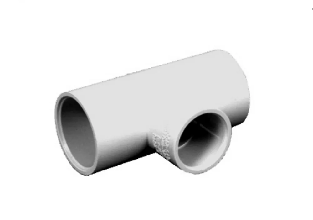 CHARLOTTE 10687 Charlotte Pipe 10687 2 X 2 X 1 FlowGuard Gold CPVC CTS Reducer Tee (Socket X Socket X Socket)