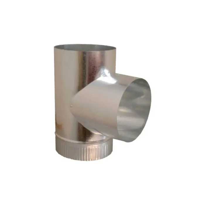 M&M Manufacturing 6-144 Sheet Metal Duct Tee 6 Inch x 14 Inch x 14 Inch