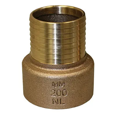 MERRILL RBFANL200 2-Inch No Lead Bronze Female Adapter