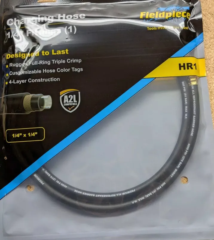 Fieldpiece HR1 Refrigerant Charging Hose
