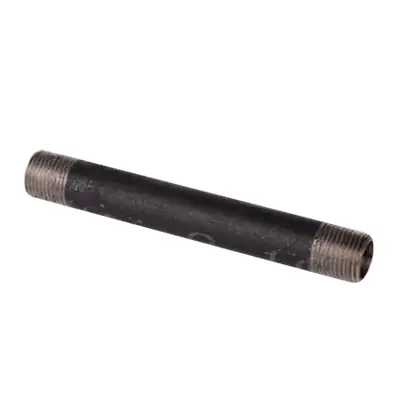 CAMBRIDGE 506793 Black Pipe Fitting Nipple 1/2 x 5in
