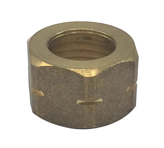 Brass Basin Cock Coupling Nut Brass