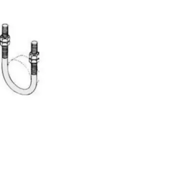 HANGERS 91G U-Bolt 2 Inch IPS with Hex Nuts