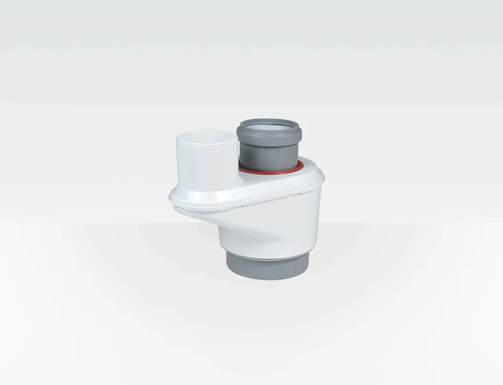 CENTROTHERM ICCT3503 concentric to twin pipe adaptor