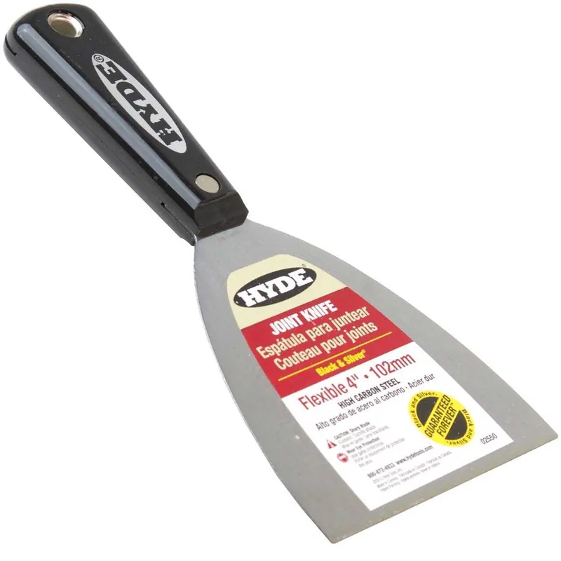 HYDE 02550 Black & Silver Flexible Joint Knife, 4