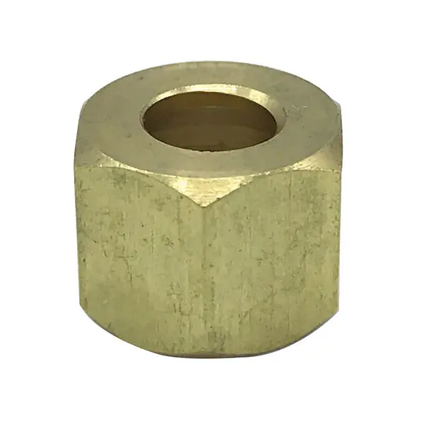 1/4'' #61 Brass Compression Nut