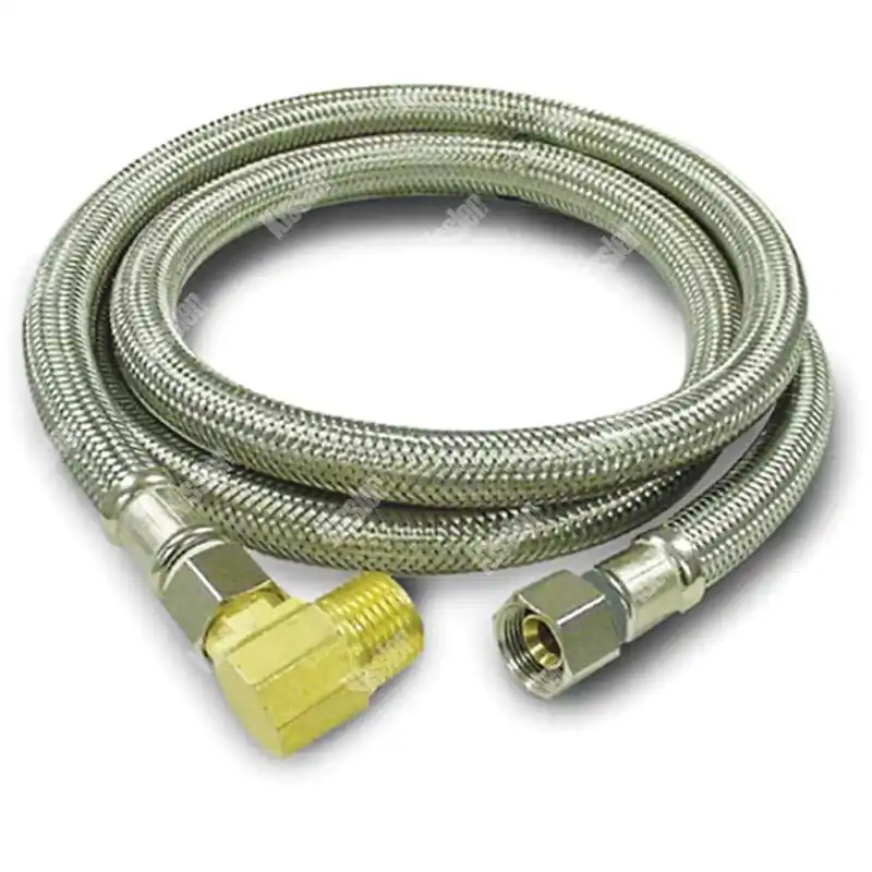 KISSLER 88-2060 Stainless Steel Dishwasher Connector 3/8 Compression x 3/8 Compression x 60