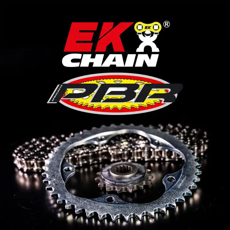LID CORPORATION 3070329 EK/PBR Chain Kit 525SRX2 Standard Rear Sprocket